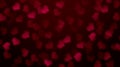 Red hearts on black background, bokeh, blurred holiday background, black, red, many hearts, holiday, love, Valentine`s day, Royalty Free Stock Photo