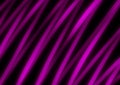 Abstract art background black color with wavy purple neon lines. Backdrop with curve violet ribbon Royalty Free Stock Photo