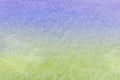 Abstract art background blue and green colors. Watercolor gradient on canvas Royalty Free Stock Photo