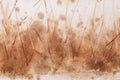 Abstract art background brown and white colors. Watercolor painting on canvas with soft beige gradient Royalty Free Stock Photo