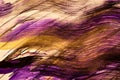 Abstract art background dark purple and golden colors. Watercolor painting with brown strokes and splash Royalty Free Stock Photo