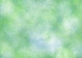 Abstract art background light green and olive colors. Watercolor painting on canvas with soft foggy gradient