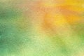 Abstract art background light green and yellow colors. Watercolor painting on canvas Royalty Free Stock Photo