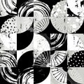 Abstract art background pattern,black and white