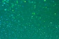 Abstract art background of sparkling blue green color glitter texture