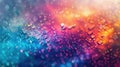 Abstract art of binary code and digital waves in colorful vibrant colors. AIG53F. Royalty Free Stock Photo