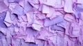 Abstract Art Collage With Purple And Pink Tissue Paper