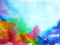 Abstract art colorful background watercolor painting illustration design hand drawing