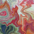 Abstract Art - Colorful Fluid Painting