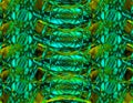 Overlay of dark circles on bright background. Reminds circular waves and glass. Wall texture, abstract pattern, background.