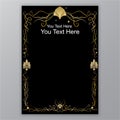 Template menu, invitation, decoration abstract. Royalty Free Stock Photo