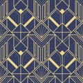 Abstract art deco geometric pattern vector