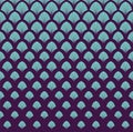 Abstract Art Deco Seamless Background. Geometric Fish Scale Pattern. Royalty Free Stock Photo