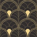 Abstract art deco seamless modern tiles pattern