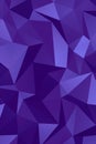 Abstract art geometric background of purple triangle polygons, vertical Royalty Free Stock Photo