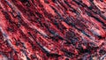 Abstract art maroon red wet paint molten magma