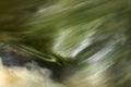 Abstract art of motion blur water surface on the rock natural color painting and design