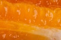 Abstract and art orange slice detail Royalty Free Stock Photo