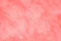 Abstract art painting in living coral tone color for texture background Royalty Free Stock Photo