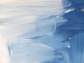 Abstract Blue Art Painting Background.