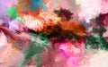 Abstract Modern Art Background with colors