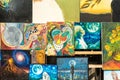 Abstract Art Paintings Display