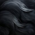 Abstract Art Pattern With Alternating Black Stripes And Amazing Slippery Conditioner Royalty Free Stock Photo