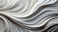 An abstract art piece composed of a mesmerizing pattern of white and grey swirls