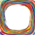 Abstract art rainbow curved lines colorful background Royalty Free Stock Photo