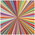 Abstract art rainbow curved lines colorful background Royalty Free Stock Photo