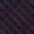 Abstract art, seamless pattern, background. Intersection of two square grids, violet and red. Background with texture.