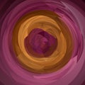 Abstract art swirl background - pink, purple and gold brown colored