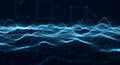 Abstract Artificial Intelligence Data Wave Digital Network Technology Background Royalty Free Stock Photo