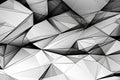 Abstract Artistic background composed of intricate triangulations and delicate black lines on a light backdrop. Ai generated Royalty Free Stock Photo