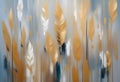 Abstract artistic background. Golden brushstrokes Royalty Free Stock Photo