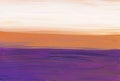 Abstract artistic background texture. Purple, yellow and white painting. Brush strokes on paper Royalty Free Stock Photo