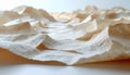 Abstract landscape of torn and folded textured paper sheets Royalty Free Stock Photo