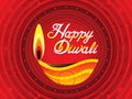 Abstract artistic creative deepawali background