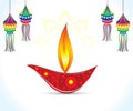 Abstract artistic creative deepawali background