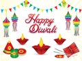 Abstract artistic creative diwali background Royalty Free Stock Photo