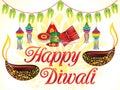 Abstract artistic creative diwali background Royalty Free Stock Photo