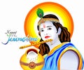 abstract artistic creative janamashtmi background