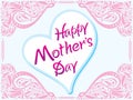 Abstract artistic creative mother day background