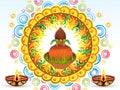 Abstract artistic detailed navratra background