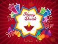 Abstract artistic diwali background Royalty Free Stock Photo