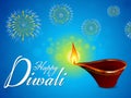 Abstract artistic diwali background