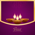 Abstract artistic Happy Diwali decorative background