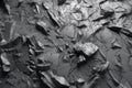 Abstract Artistic Render of Rough Concrete Texture in Monochromatic Gray