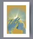 Abstract Hands Embracing Light A Beautiful Symbol of Connection and Hope for Humanity Royalty Free Stock Photo