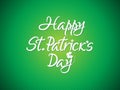 Abstract artistic st patrick text